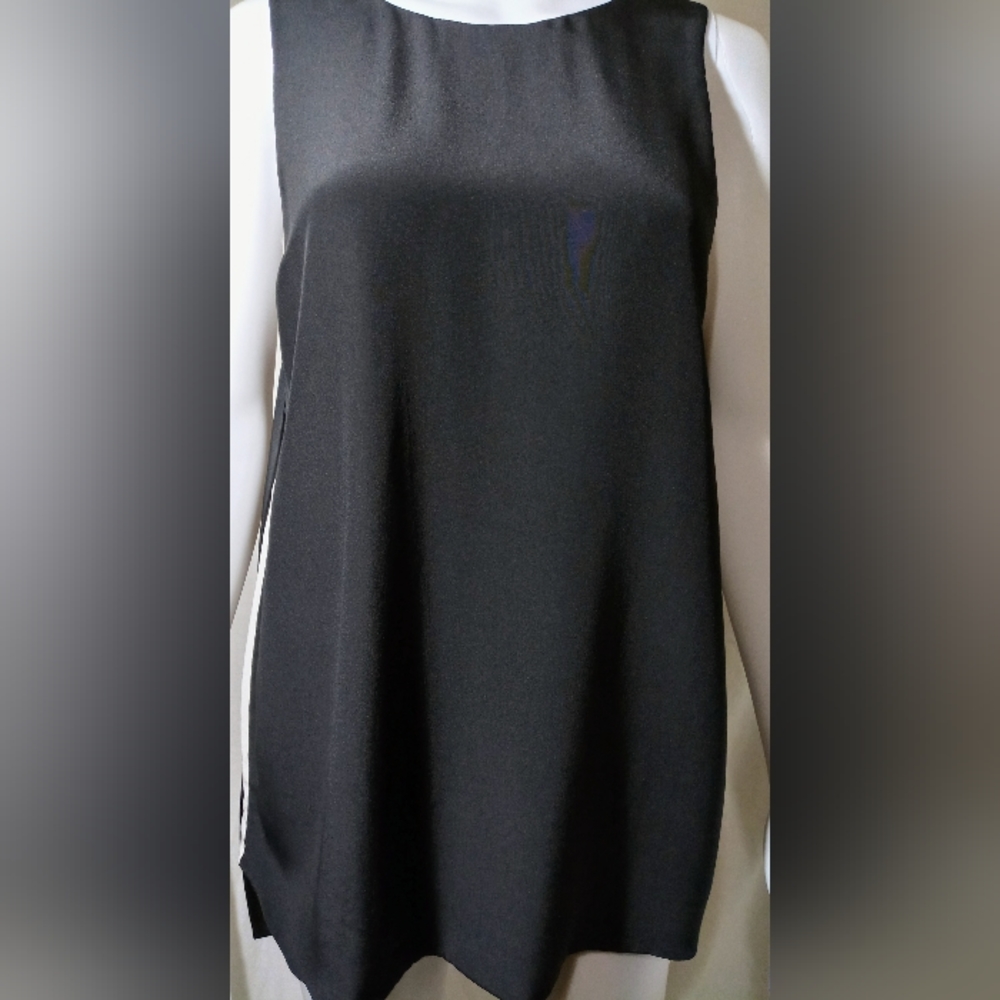 NWT Alexander Wang S/L Silk Hi-Lo Blouse